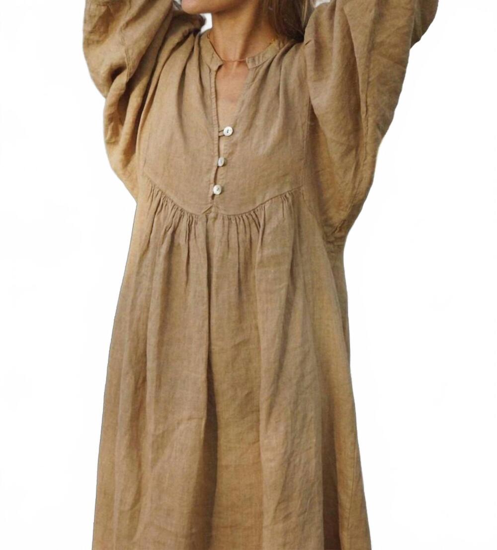 NEW BEACHWOOD THE LABEL the bonita maxi dress in rye